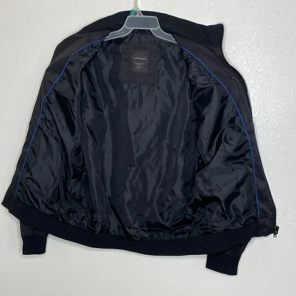 LINDBERGH Men’s Black Full Zip Jacket Size L
